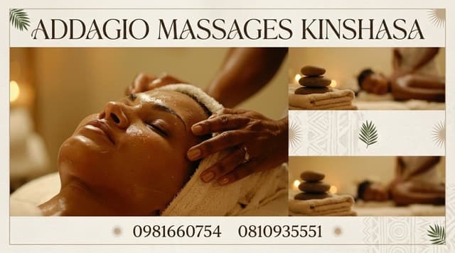 ADDAGIO MASSAGES KINSHASA 0981660754 081093555q in Kinshasa – Quality product listing