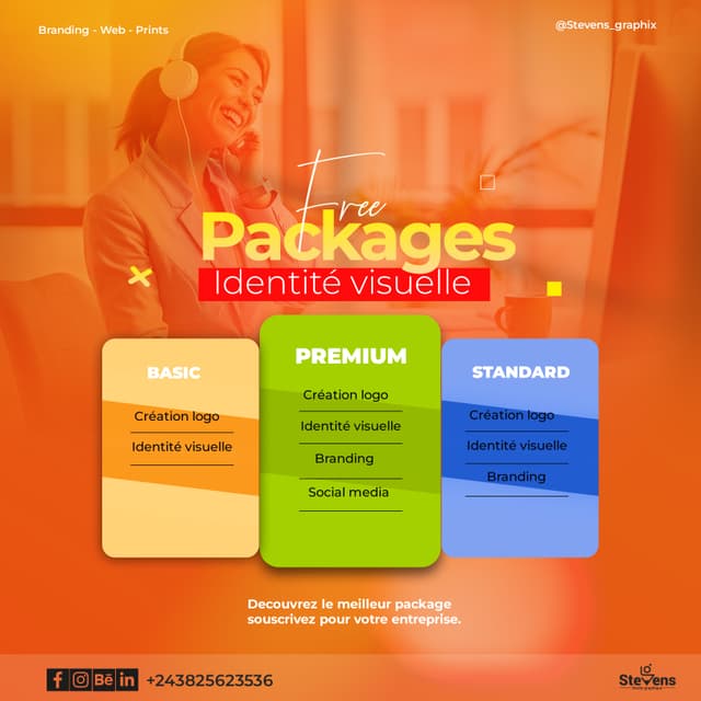 Free Package identité visuelle in Kinshasa Stevens graphix – Quality product listing