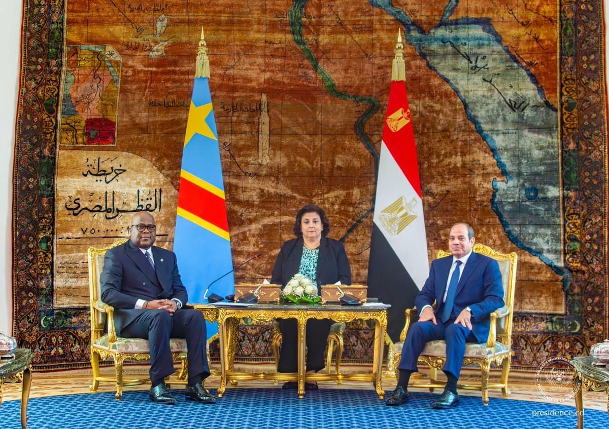 RDC-Égypte : Tshisekedi et Al-Sissi signent des accords de coopération bilatérale article de nouvelles politics – Dernier ...