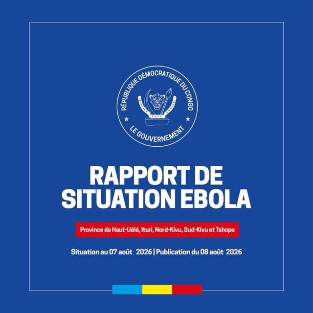 RDC : Alerte Ébola avec 1 916 décès et un taux de létalité de 45,5 %
