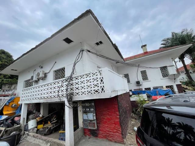 Parcelle avec villa 3 chambres sur 1000m² - Ngaliema (Réf. Palais de Marbre), Kinshasa in Kinshasa mediacongo 1000m² (25m ...