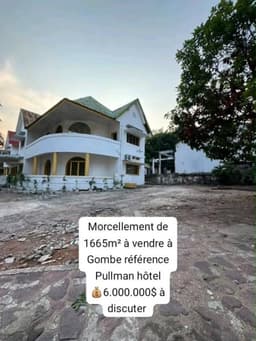 Vignette de Parcelle de 1 665 m² à vendre - Gombe Pullman, Kinshasa 1