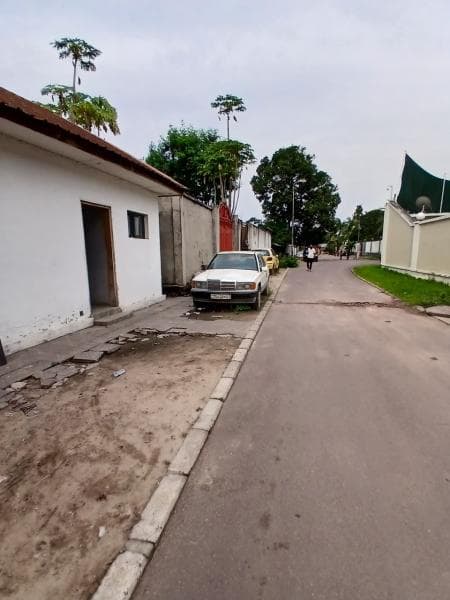 Terrain 420 m² en bord d'avenue asphaltée - Chanic, Ngaliema, Kinshasa in Kinshasa 420m² (10m x 42m) mediacongo https://ww...