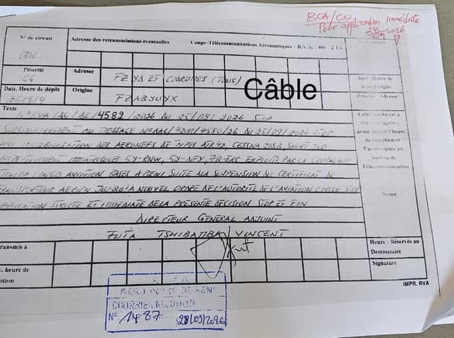 Aviation civile : trois avions de TRACEP Congo Aviation immobilisés à Beni